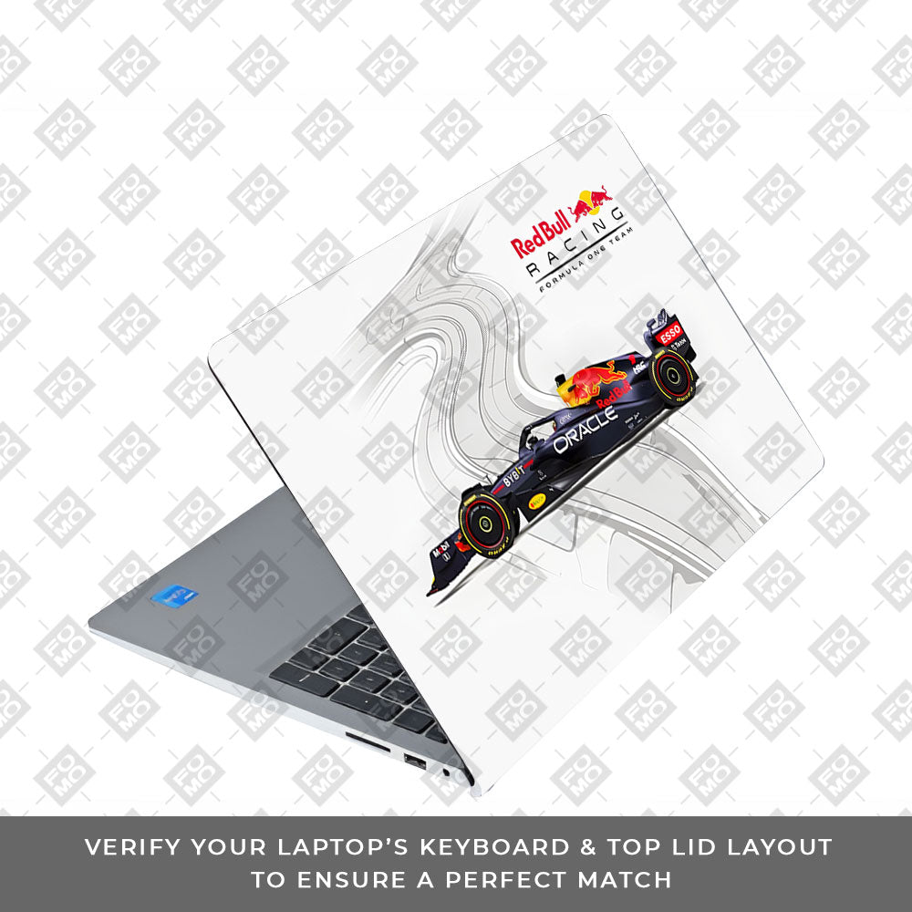 Red Bull Racing in Action Dell Inspiron 3520 Laptop Skin