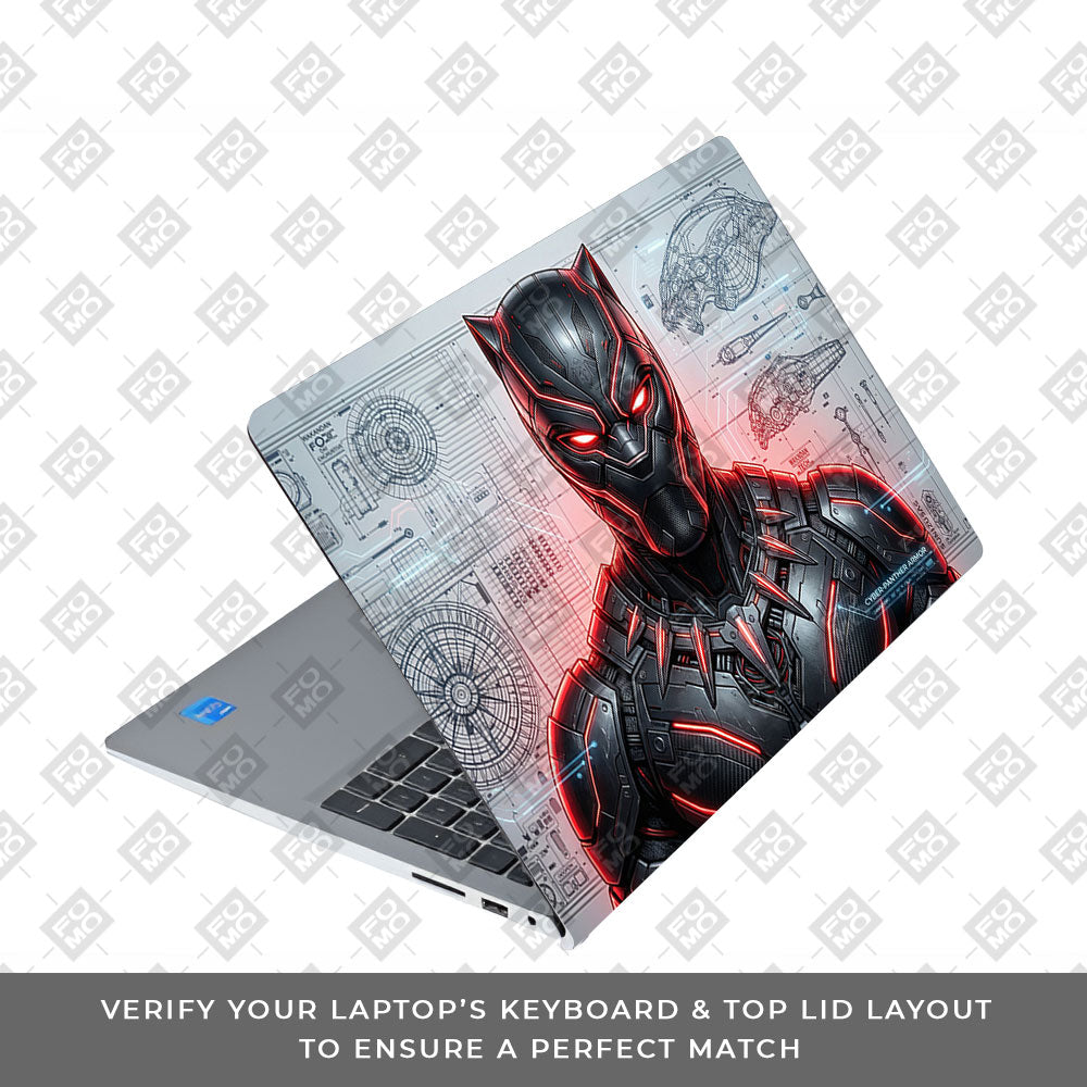 Black Panther Vibranium Tech Dell Inspiron 3520 Laptop Skin