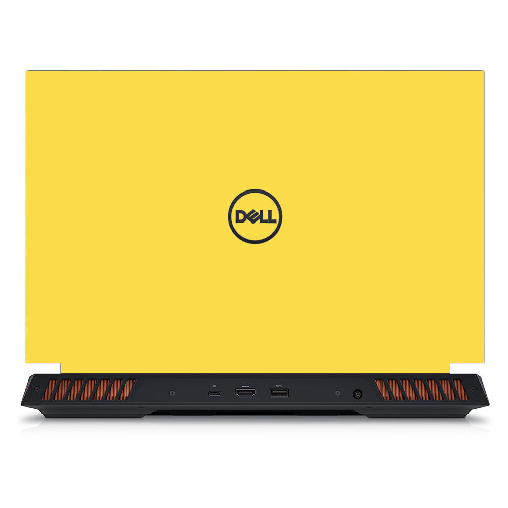 Textured Yellow Dell G15 5520, 5530 Laptop Skin