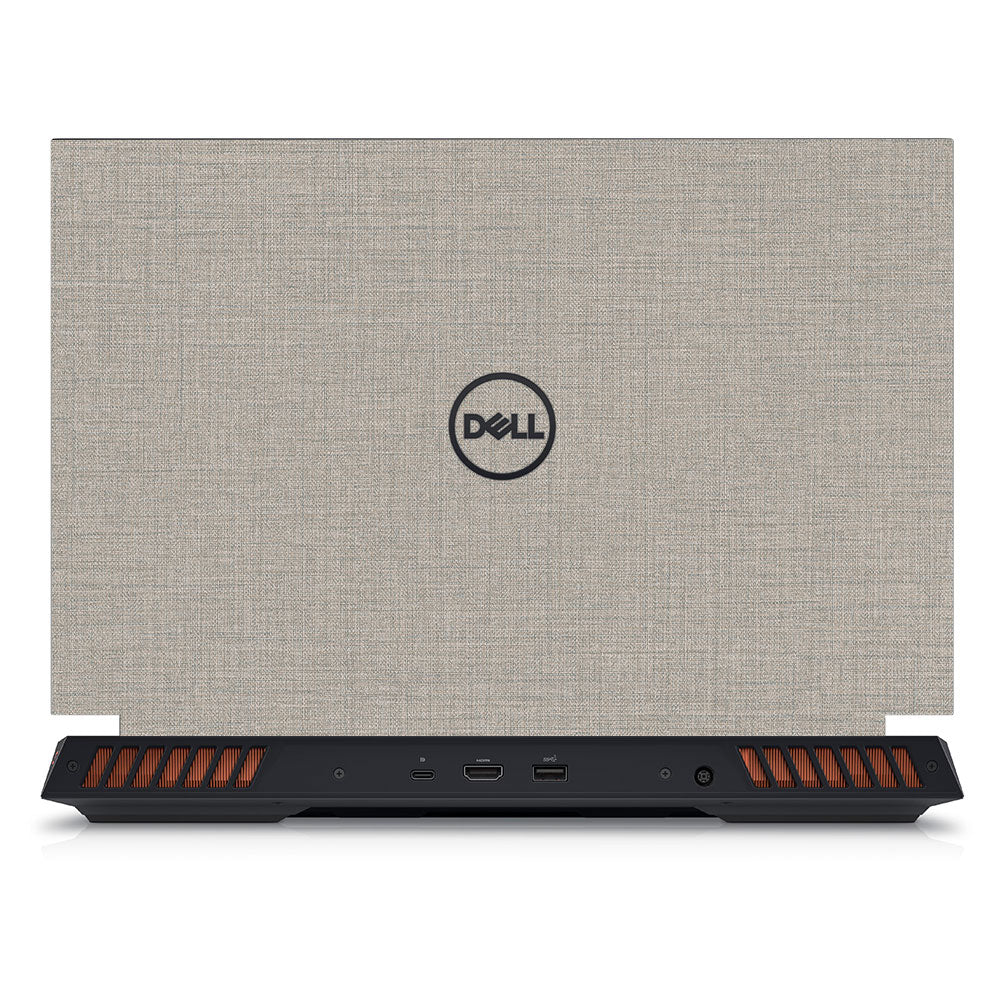 Textured Fabric Grey Dell G15 5520, 5530 Laptop Skin
