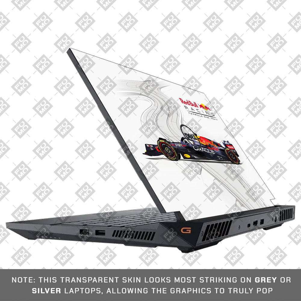 Red Bull Racing in Action Dell G15 5520, 5530 Laptop Skin