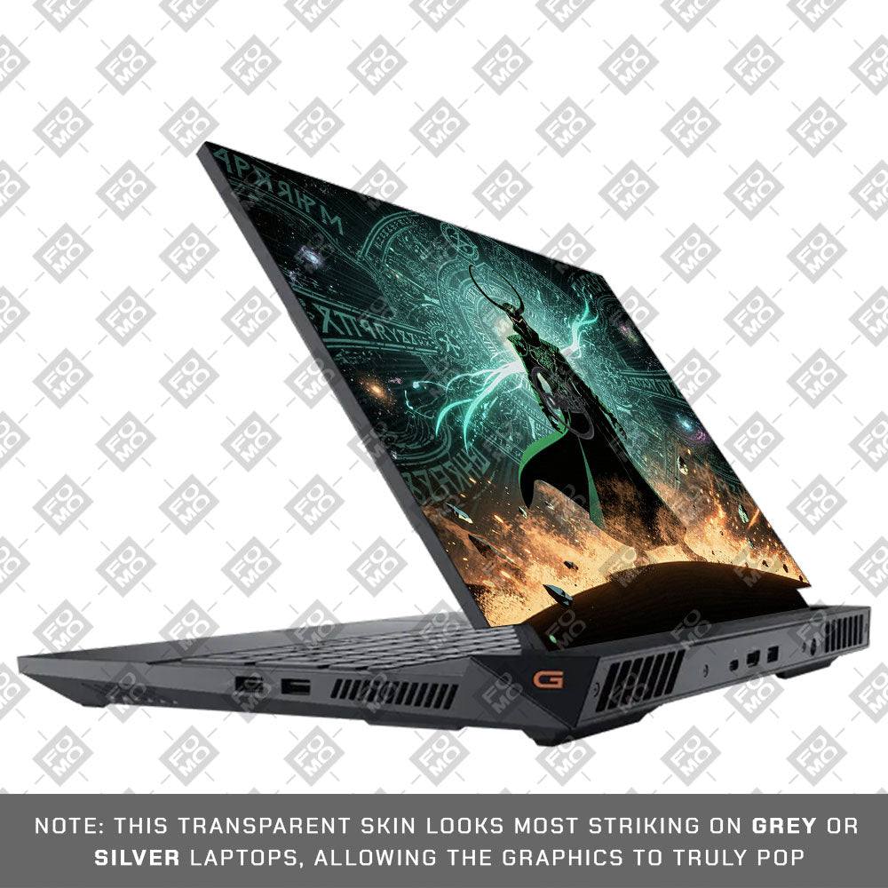 Loki God of Mischief Neon Dell G15 5520, 5530 Laptop Skin