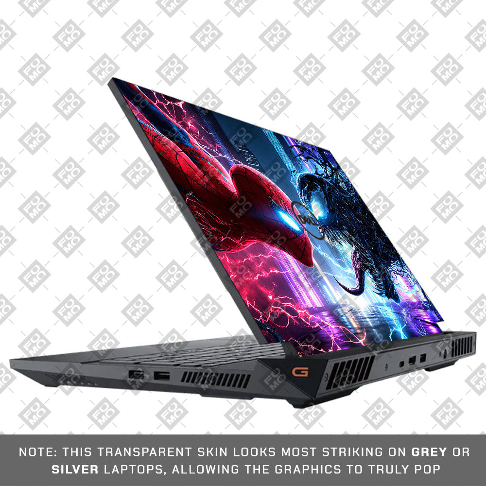 Spiderman vs Venom Showdown Dell G15 5520, 5530 Laptop Skin