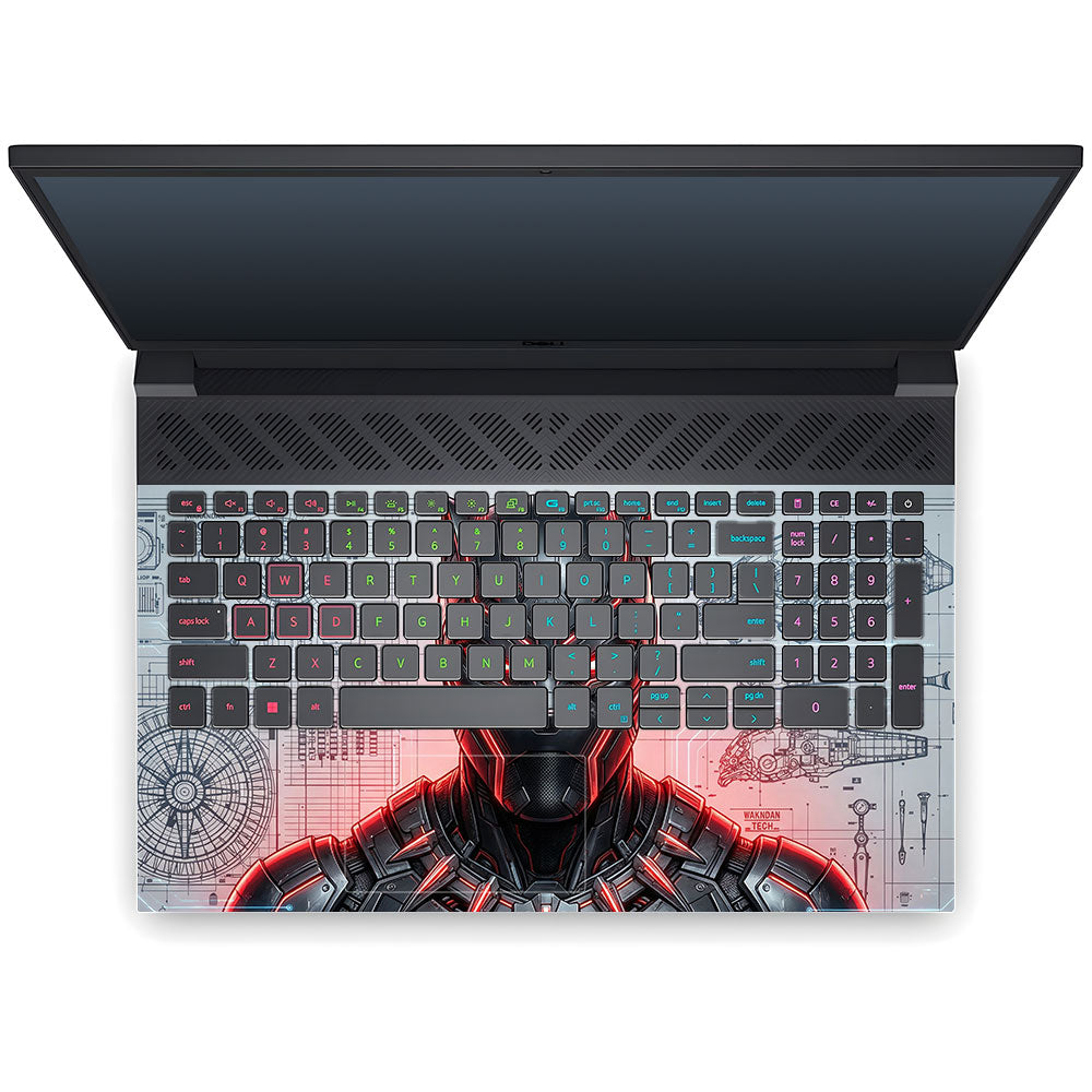 Futuristic Black Panther Dell G15 5520, 5530 3D Laptop Skin