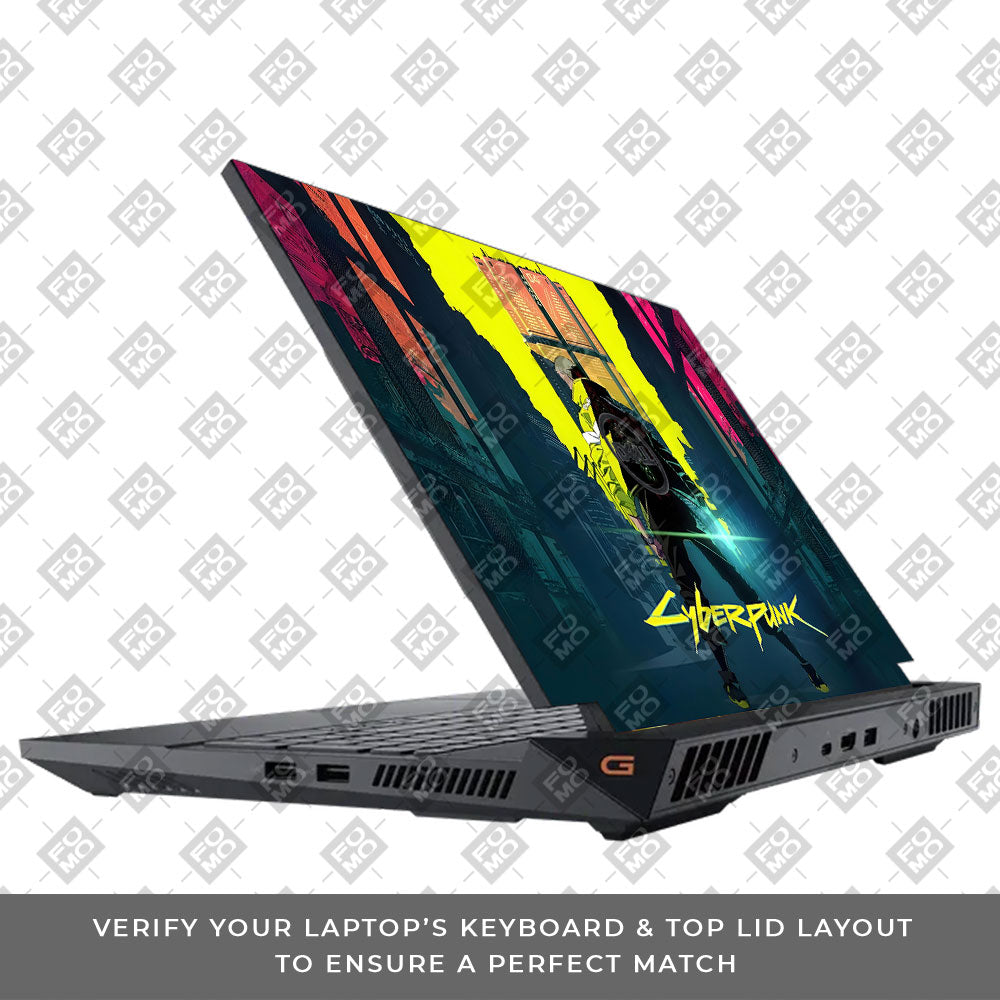 Levi Ackerman Neon Fury Dell G15 5520, 5530 Laptop Skin