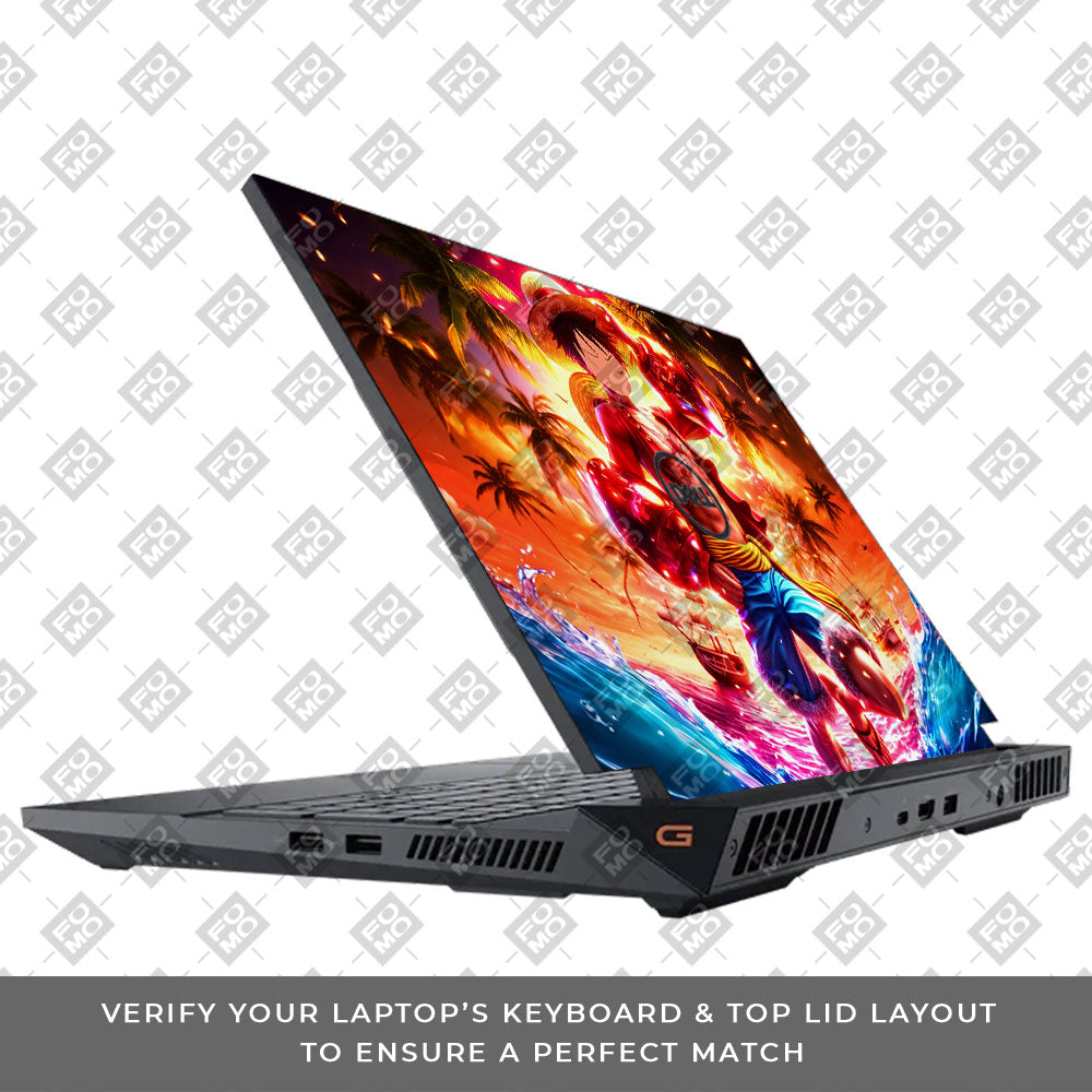 Luffy's Radiant Will Dell G15 5520, 5530 Laptop Skin