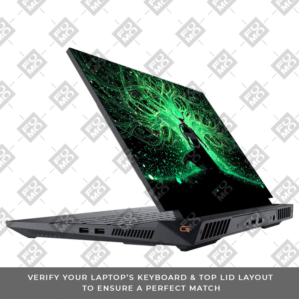 Loki God of Mischief Neon Dell G15 5520, 5530 Laptop Skin