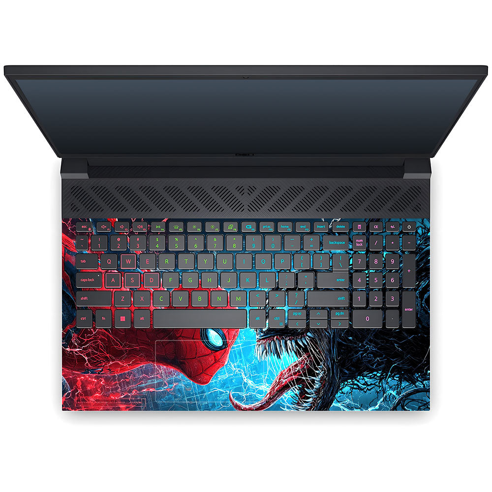 Spiderman vs Venom Showdown Dell G15 5520, 5530 3D Laptop Skin