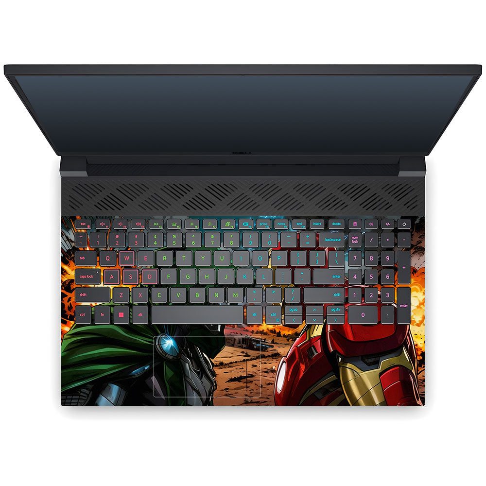 Iron Man vs Doom Dell G15 5520, 5530 3D Laptop Skin