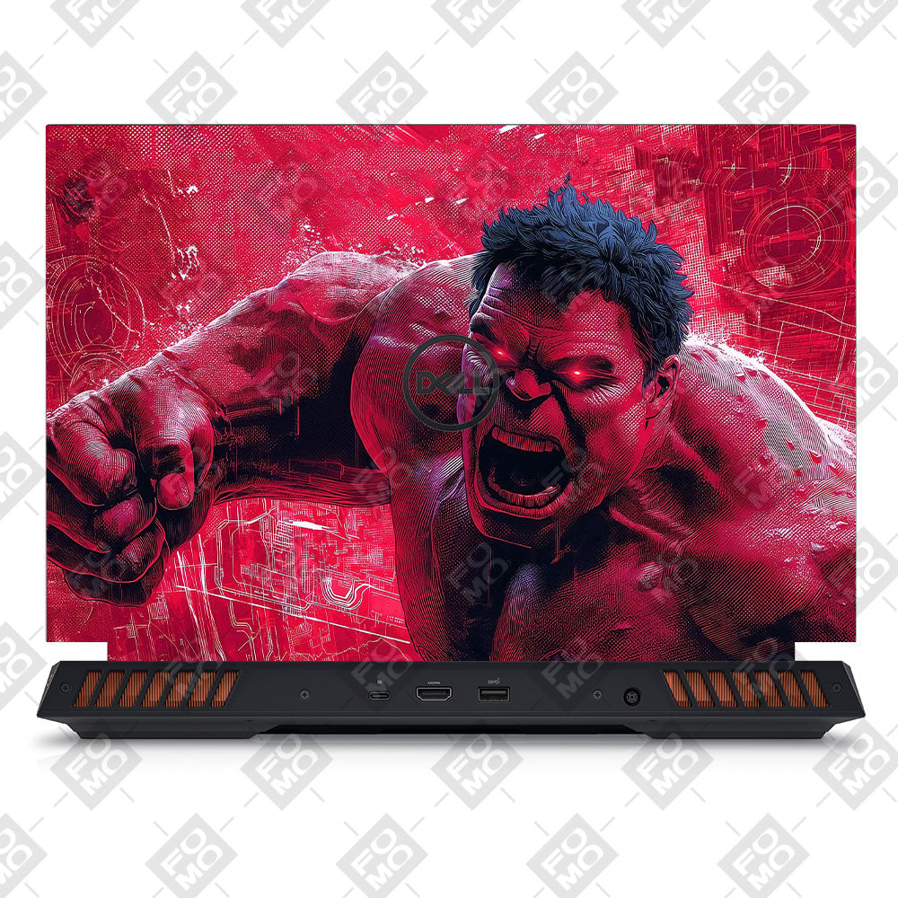 Gamma Rage Red Hulk Dell G15 5520, 5530 Laptop Skin