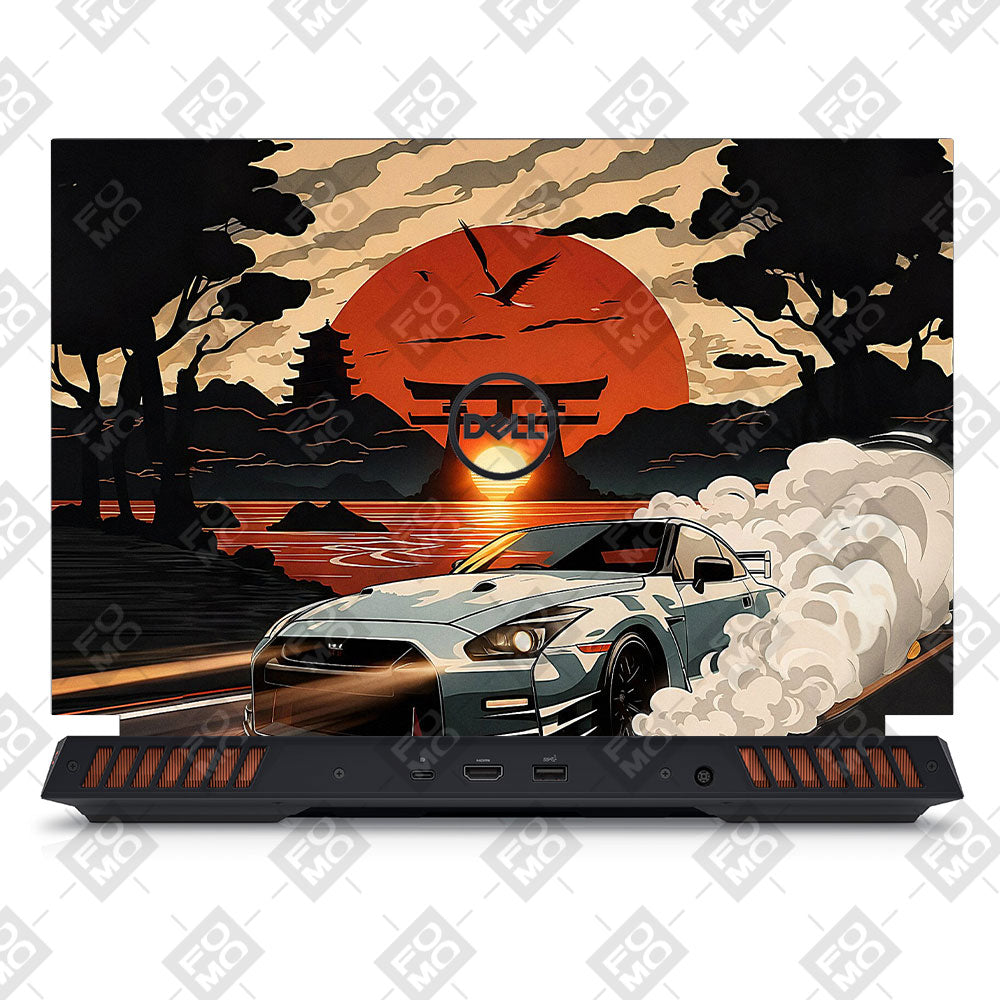 Samurai Rising Sun GTR Dell G15 5520, 5530 Laptop Skin