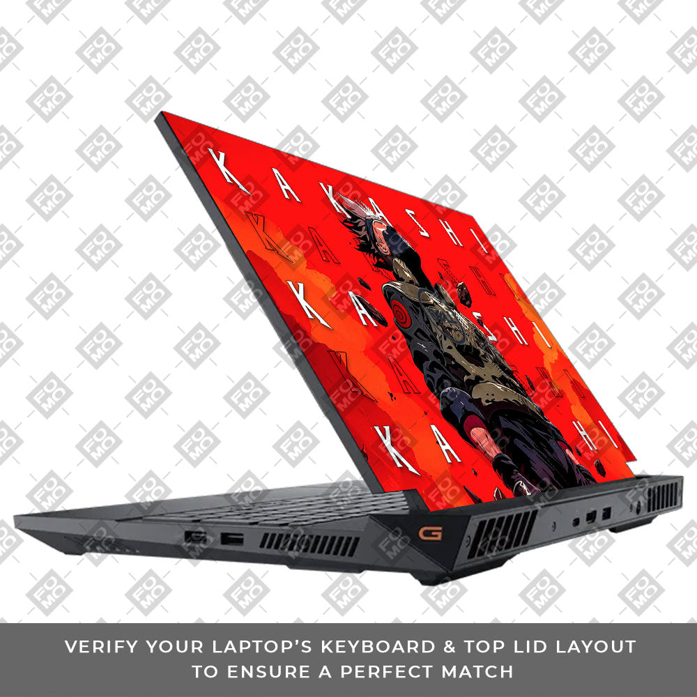 Kakashi Hatake Inferno Dell G15 5520, 5530 Laptop Skin