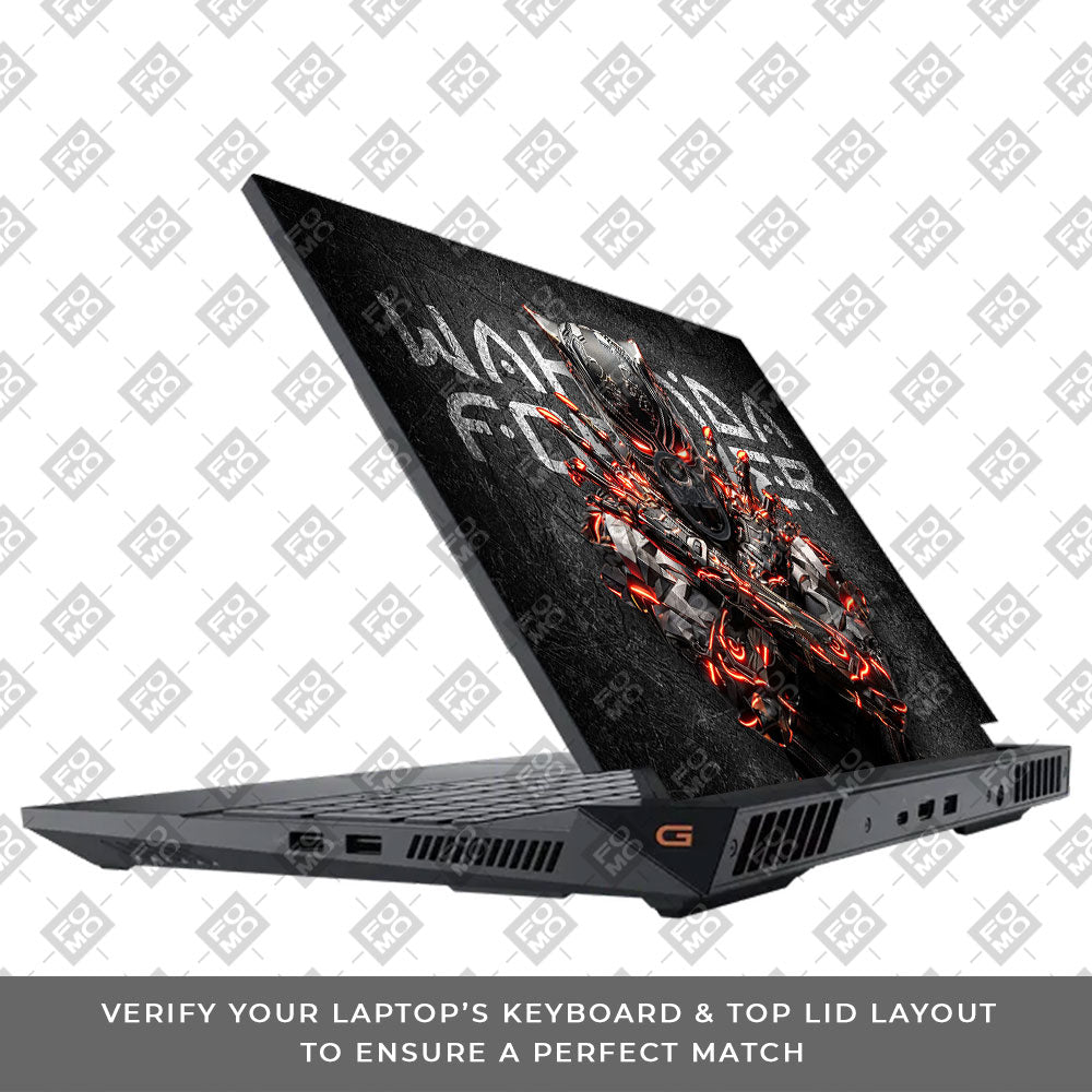 Black Panther Glowing Fury Dell G15 5520, 5530 Laptop Skin
