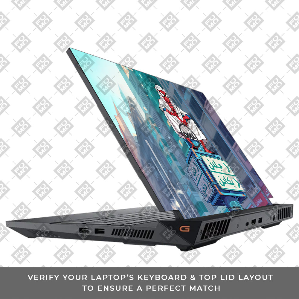 Arabian Spider Man Dell G15 5520, 5530 Laptop Skin