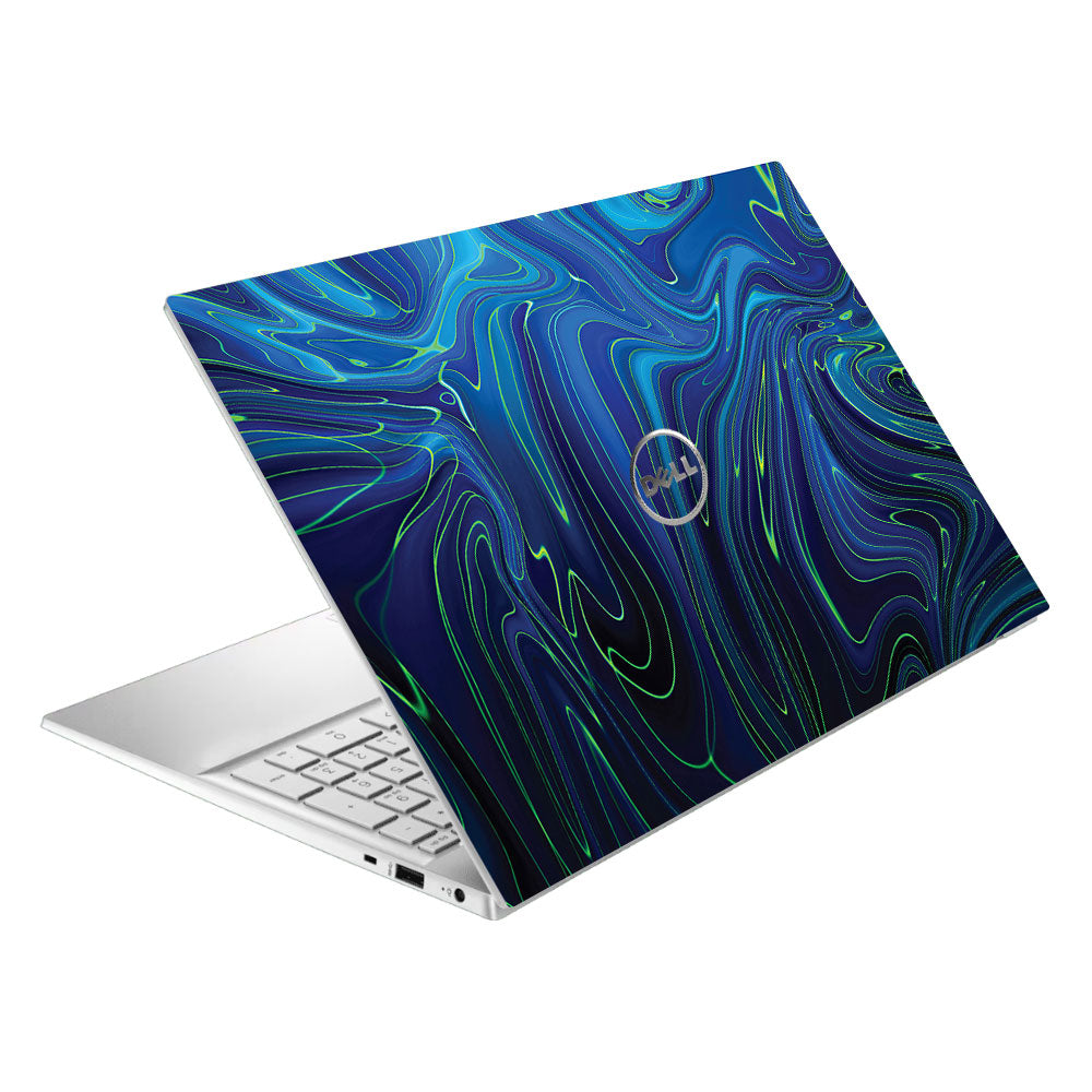 Cobalt Liquid Design Dell Inspiron 3501 Laptop Skin