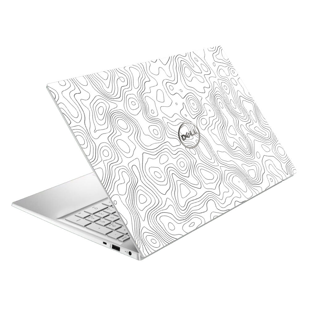 White Contour Design Dell Inspiron 3501 Laptop Skin