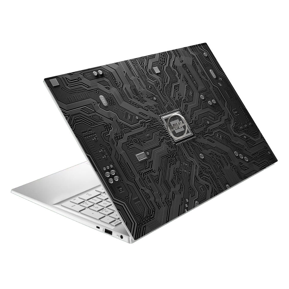 FOMO Circuit Dark Mode Dell Inspiron 3501 Laptop Skin