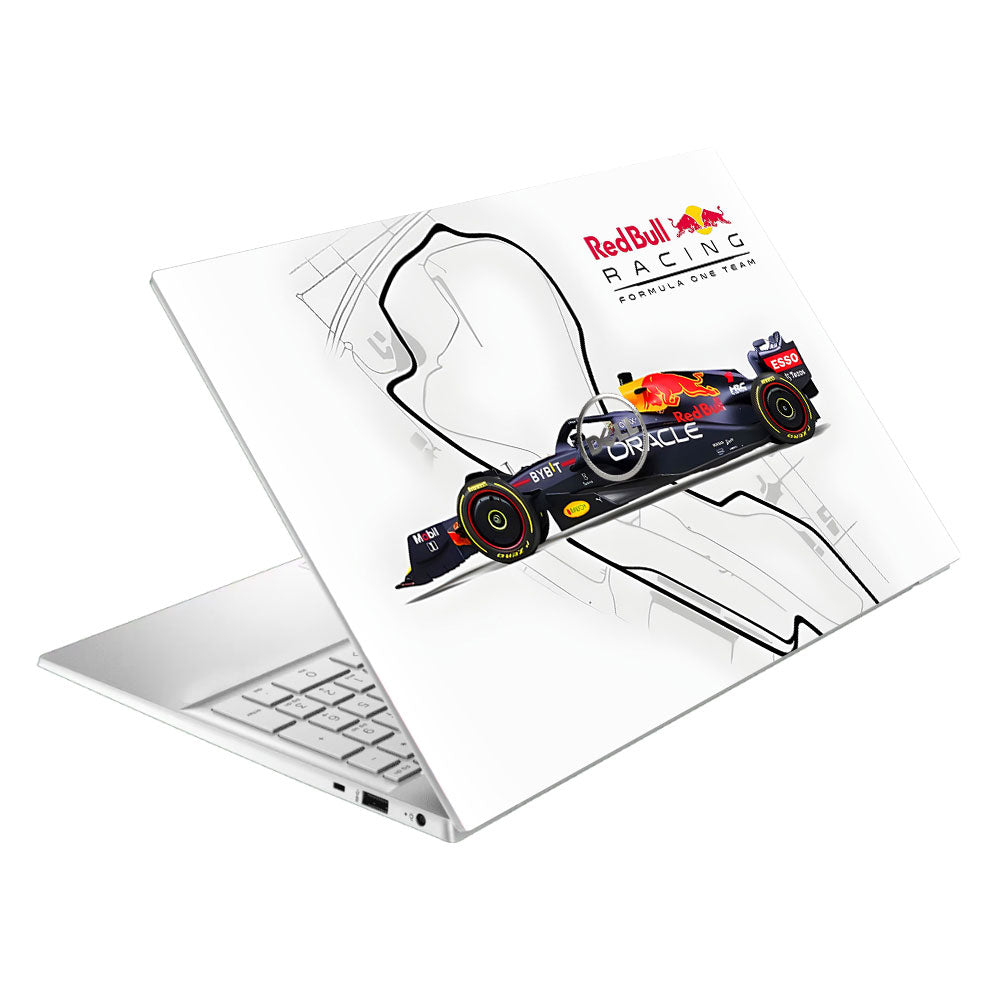 Red Bull Racing in Action Dell Inspiron 3501 Laptop Skin
