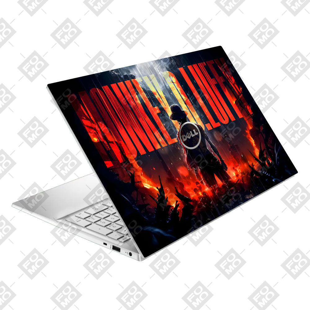 Monkey D. Luffy Blazing Red Dell Inspiron 3501 Laptop Skin