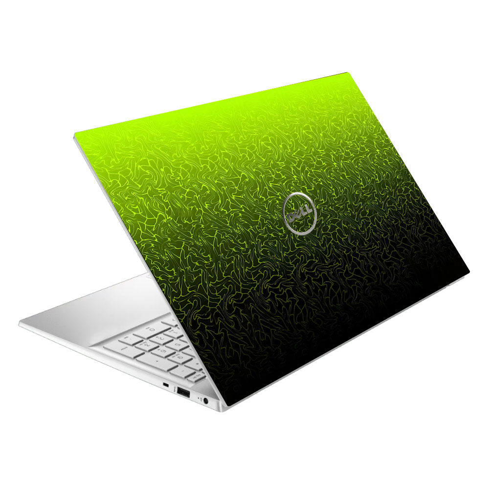 Lime Yellow to Black Gradient Dell Inspiron 3501 Laptop Skin