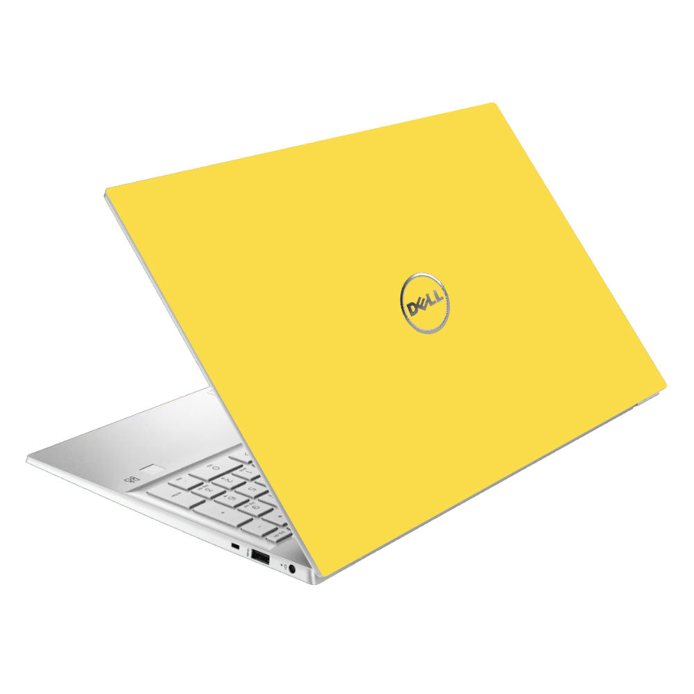 Textured Yellow Dell Inspiron 3501 Laptop Skin