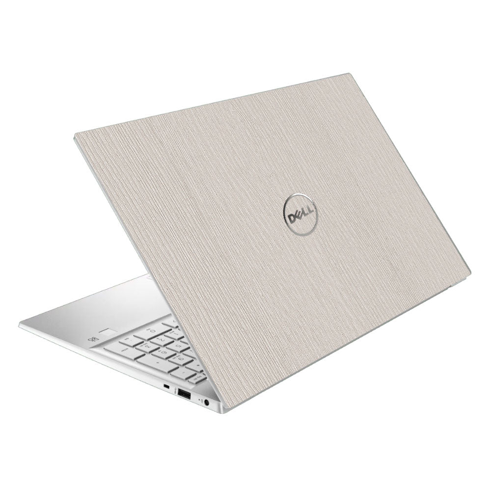 Textured White Wood Dell Inspiron 3501 Laptop Skin