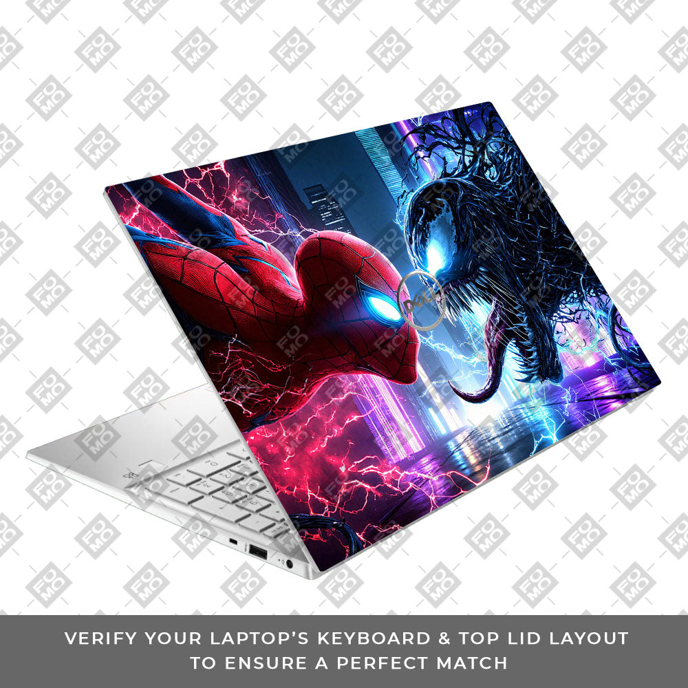 Spiderman vs Venom Showdown Dell Inspiron 3501 Laptop Skin