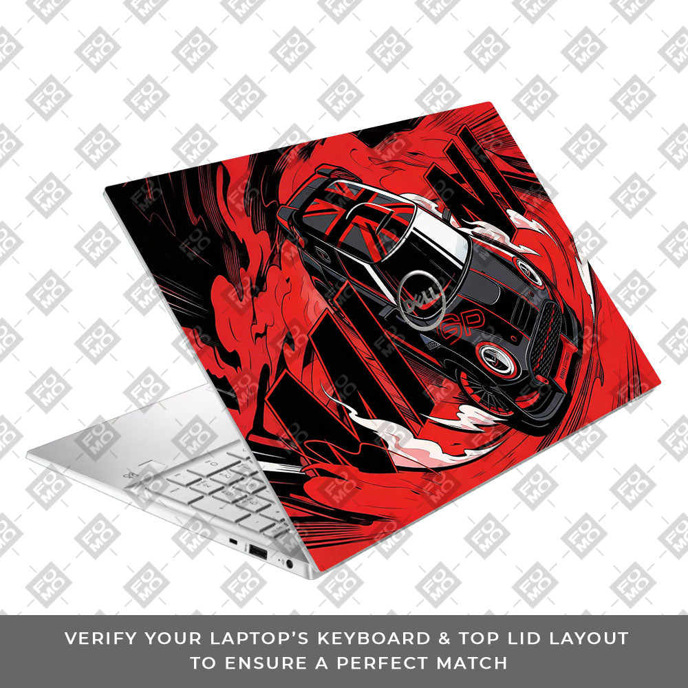Mini Cooper Dell Inspiron 3501 Laptop Skin