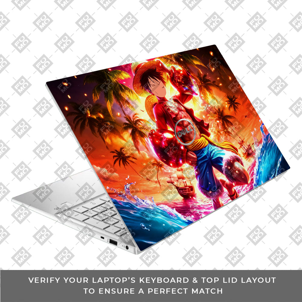 Luffy's Radiant Will Dell Inspiron 3501 Laptop Skin