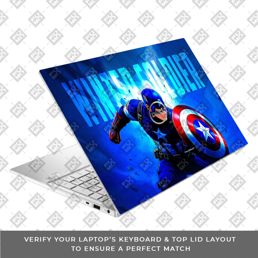 Shield of Justice Captain America Dell Inspiron 3501 Laptop Skin