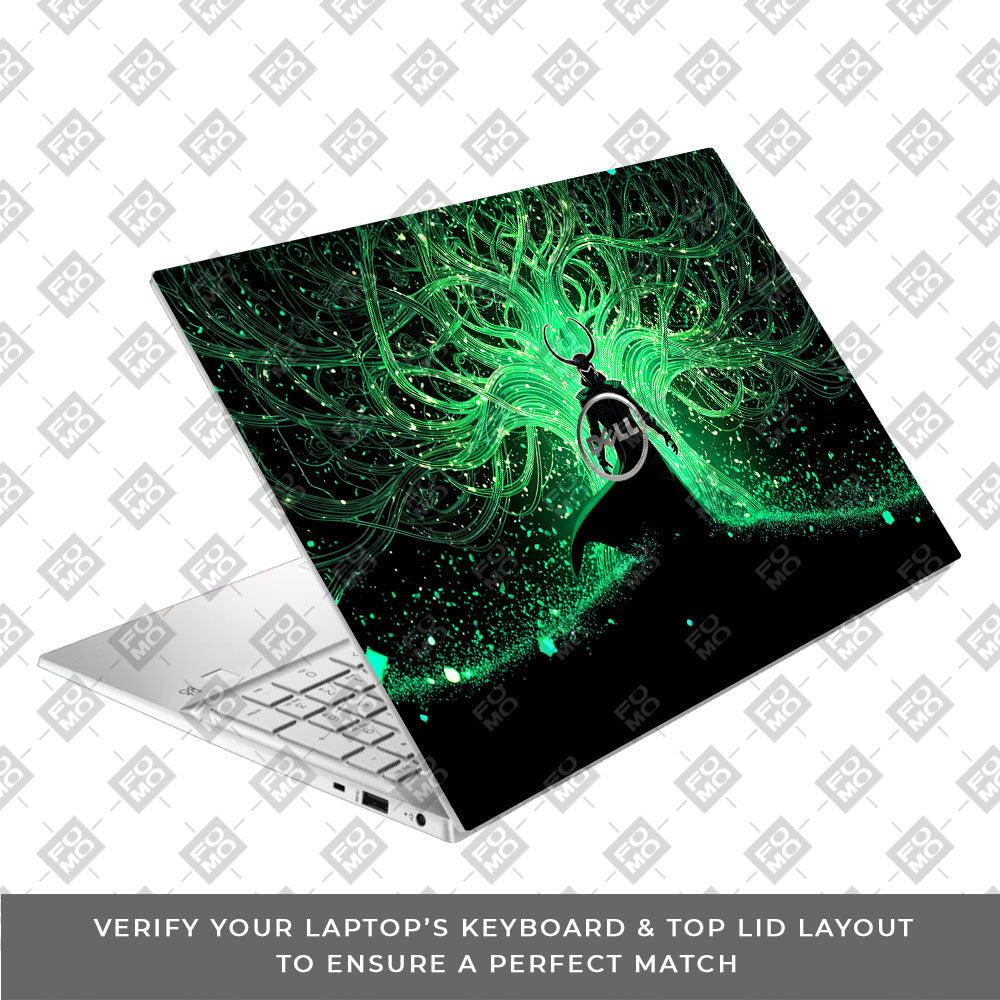 Loki God of Mischief Neon Dell Inspiron 3501 Laptop Skin