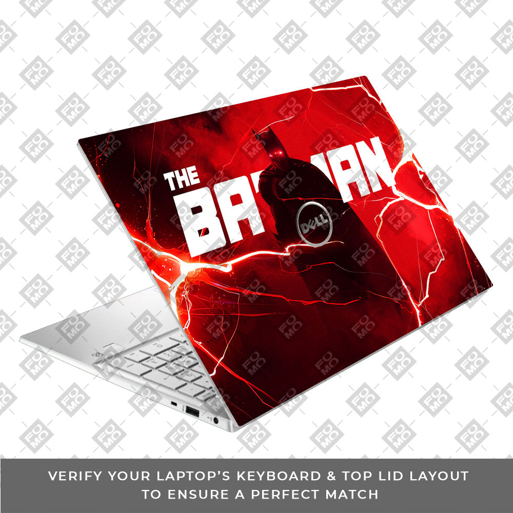 Red Rage Batman Dell Inspiron 3501 3D Laptop Skin