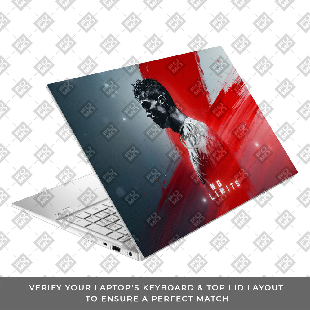 No Limits Ronaldo Spirit Dell Inspiron 3501 Laptop Skin