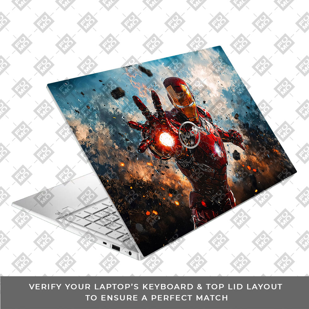 Iron Imapct The Arc Reactor Dell Inspiron 3501 Laptop Skin