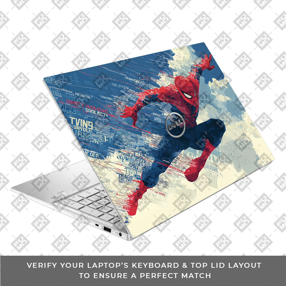 Spiderman Velocity Dell Inspiron 3501 Laptop Skin