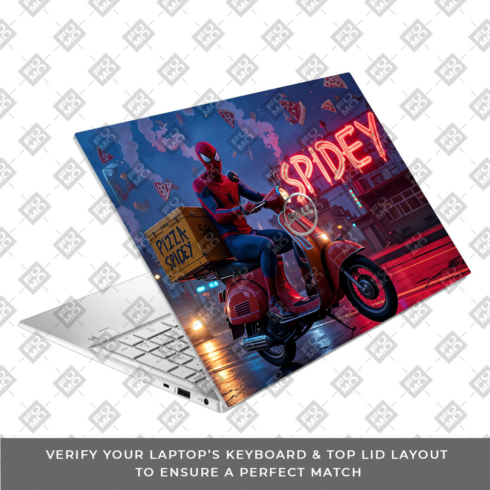 Pizza Spidey Dell Inspiron 3501 Laptop Skin