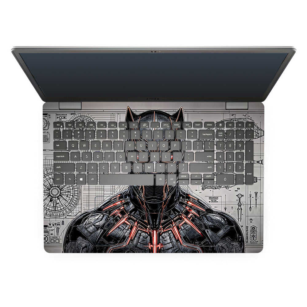 Black Panther Vibranium Tech Dell Inspiron 3501 3D Laptop Skin