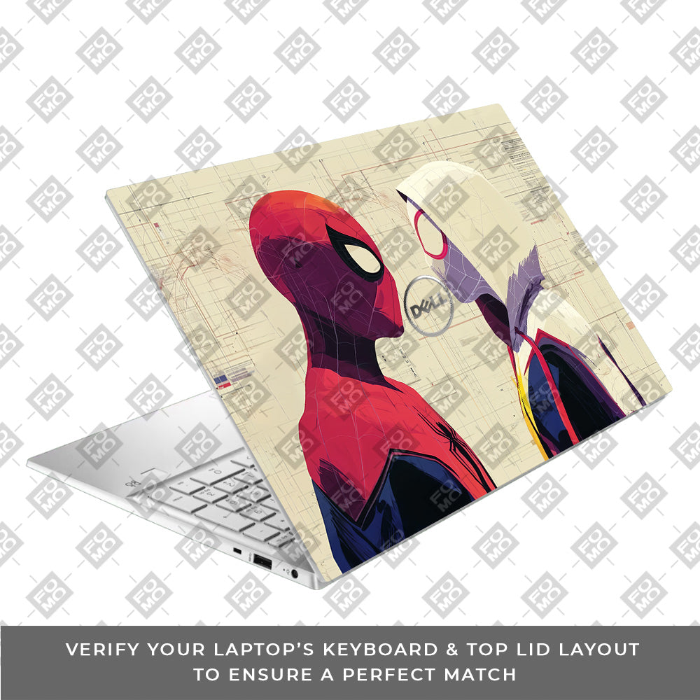 Spider Man X Spider Gwen Dell Inspiron 3501 Laptop Skin