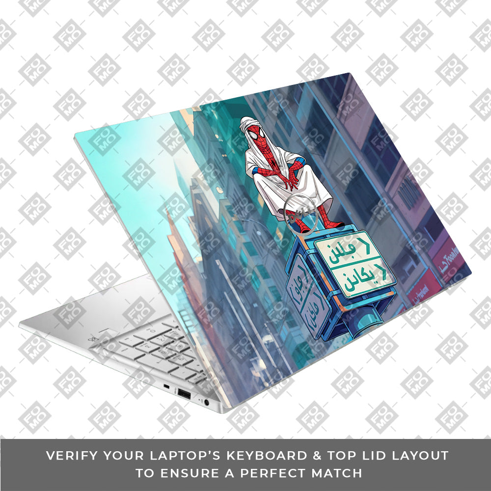 Arabian Spider Man Dell Inspiron 3501 Laptop Skin