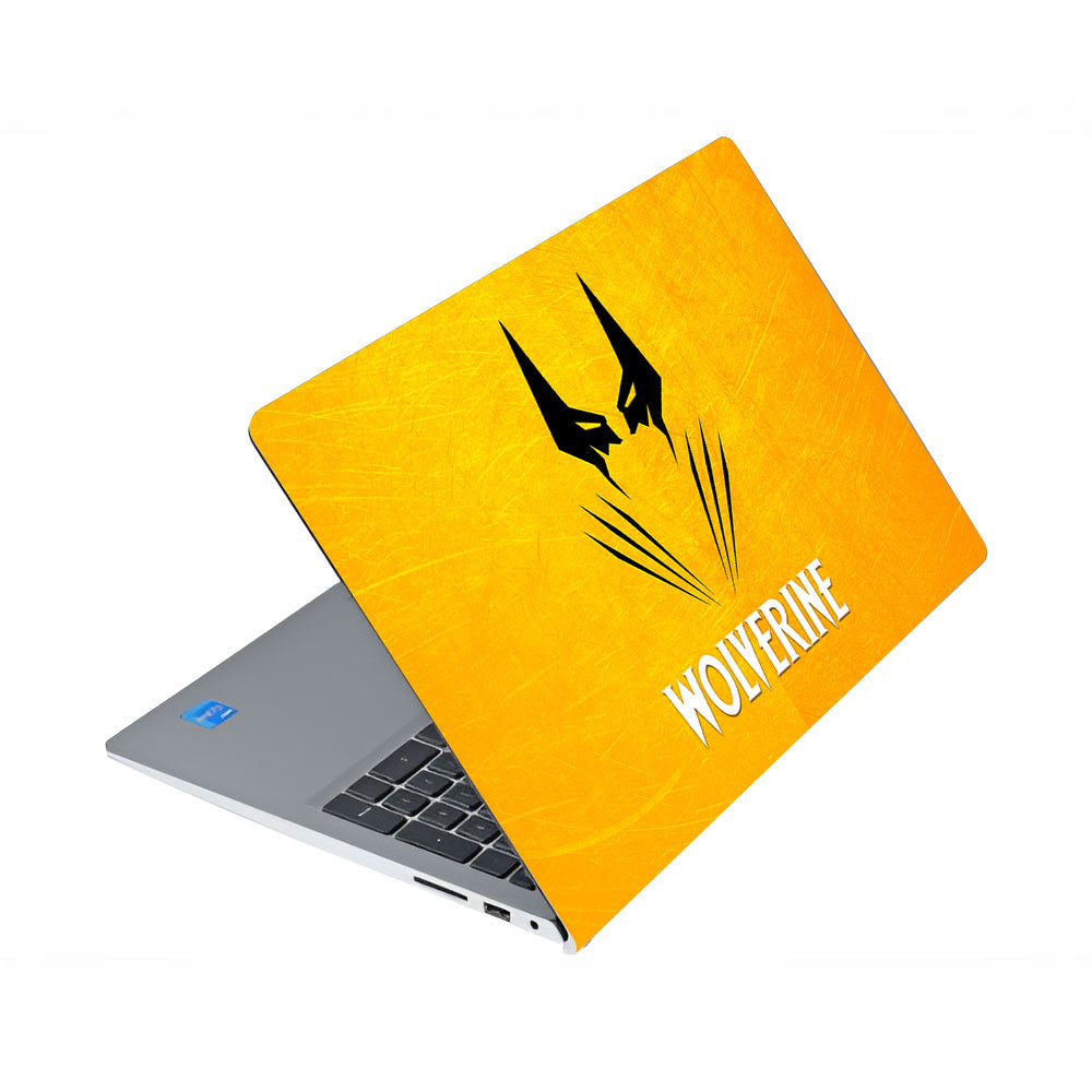 Wolverine with Yellow Background Dell Inspiron 3520 Laptop Skin