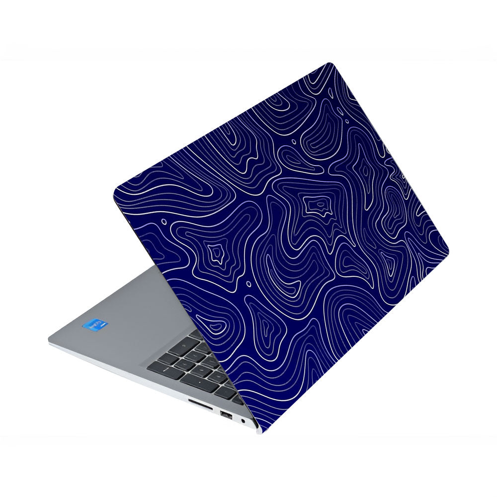 Deep Blue Contour Depths Dell Inspiron 3520 Laptop Skin