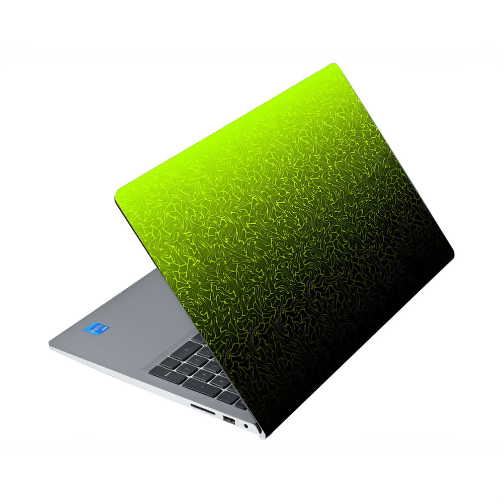 Lime Yellow to Black Gradient Dell Inspiron 3520 Laptop Skin