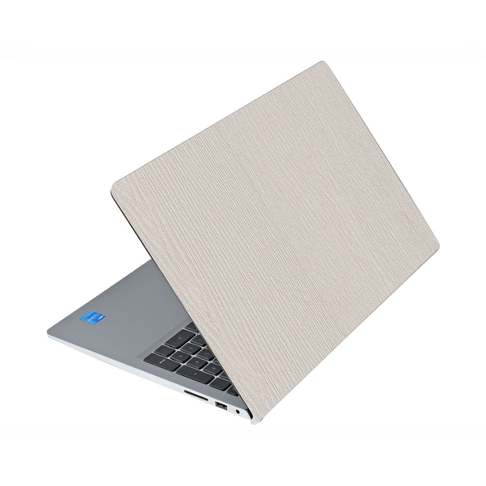 Textured White Wood Dell Inspiron 3520 Laptop Skin