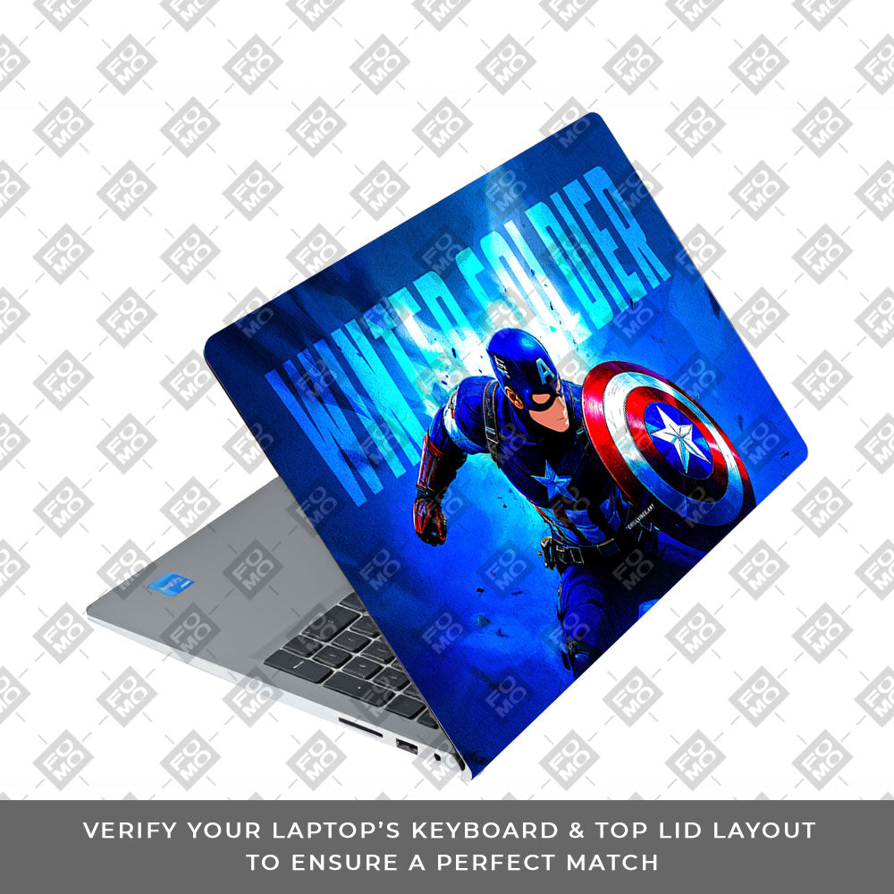 Shield of Justice Captain America Dell Inspiron 3520 Laptop Skin