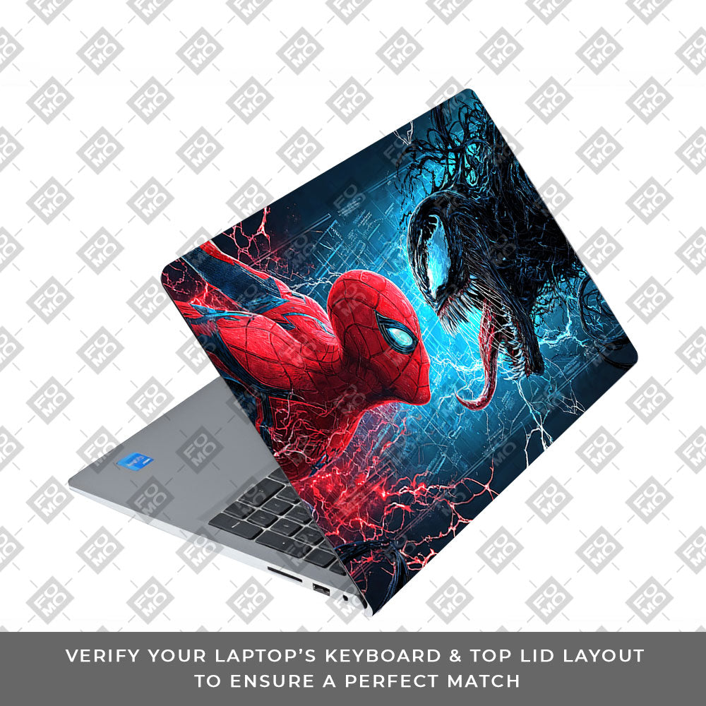 Spiderman vs Venom Showdown Dell Inspiron 3520 3D Laptop Skin