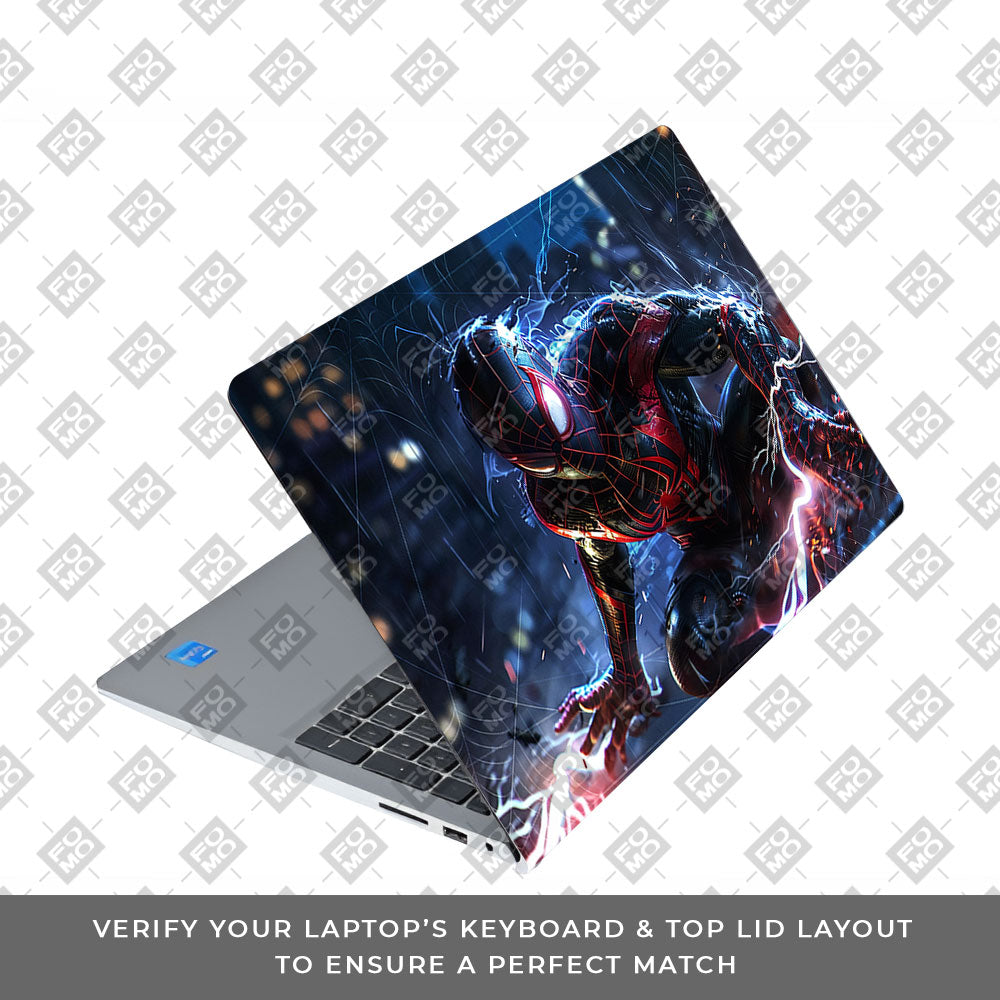 Miles Morales Shockwave Dell Inspiron 3520 3D Laptop Skin