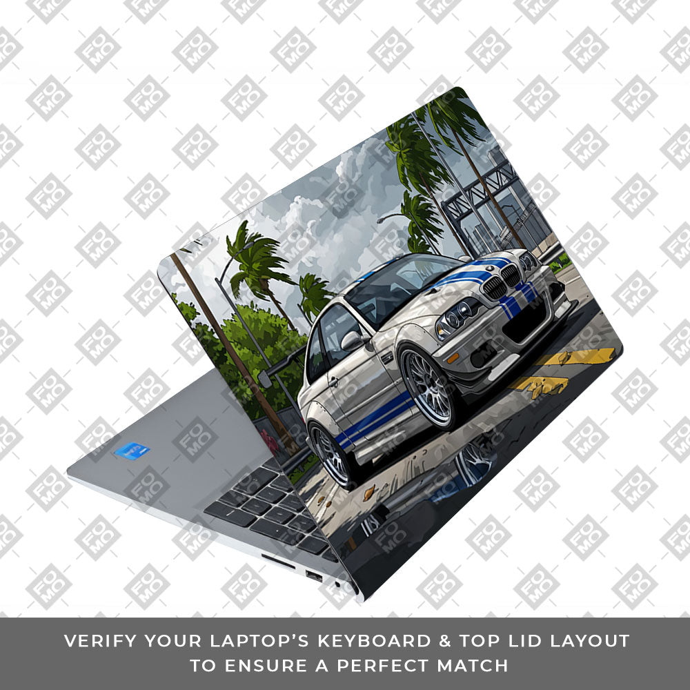 Street Icon BMW E46 Drift Legend Dell Inspiron 3520 Laptop Skin