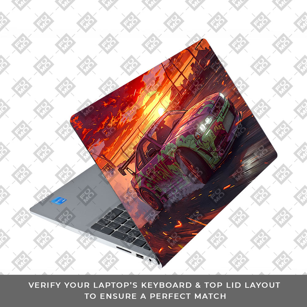 Tokyo Drift Vibes Dell Inspiron 3520 Laptop Skin