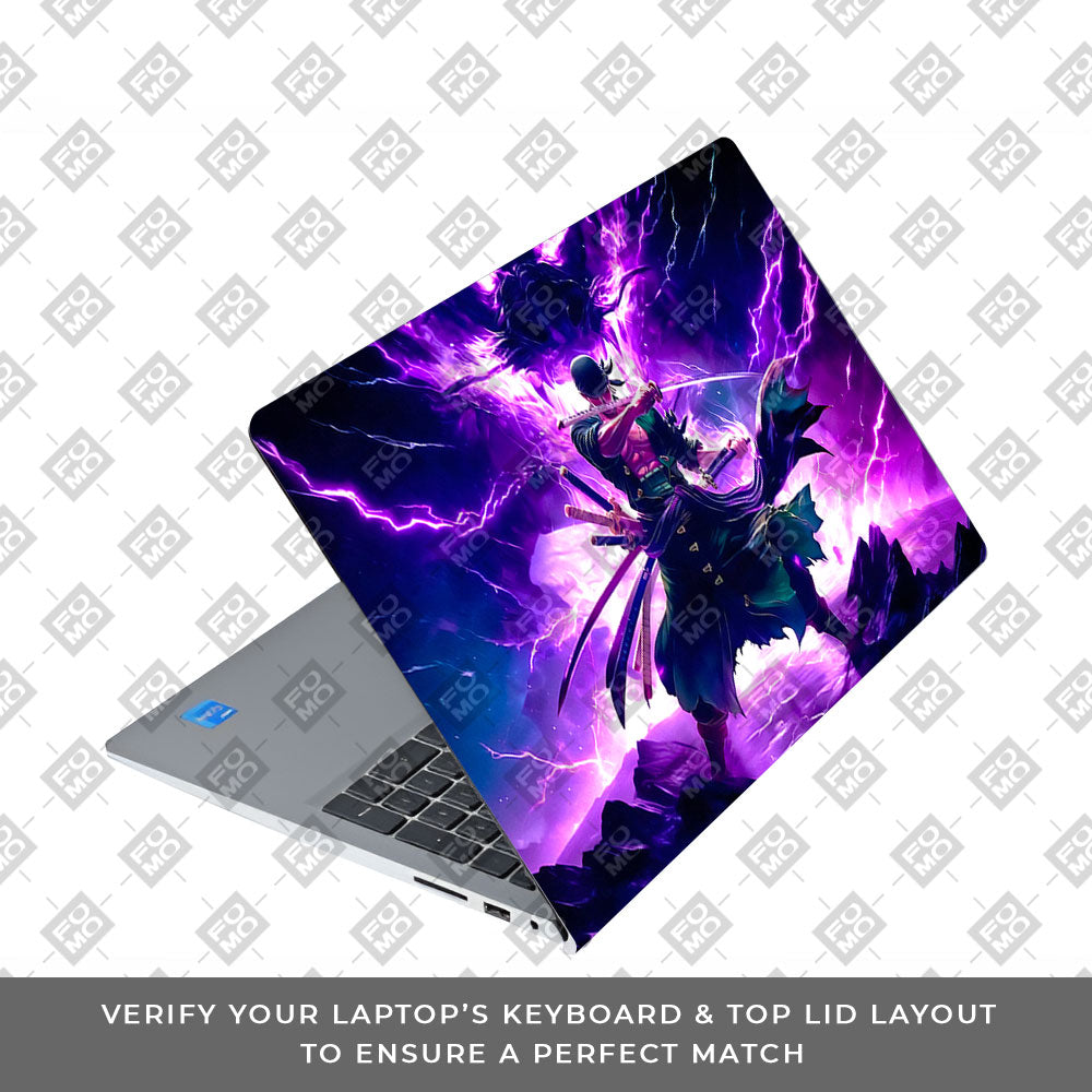 Roronoa Zoro Hell Mode Dell Inspiron 3520 Laptop Skin