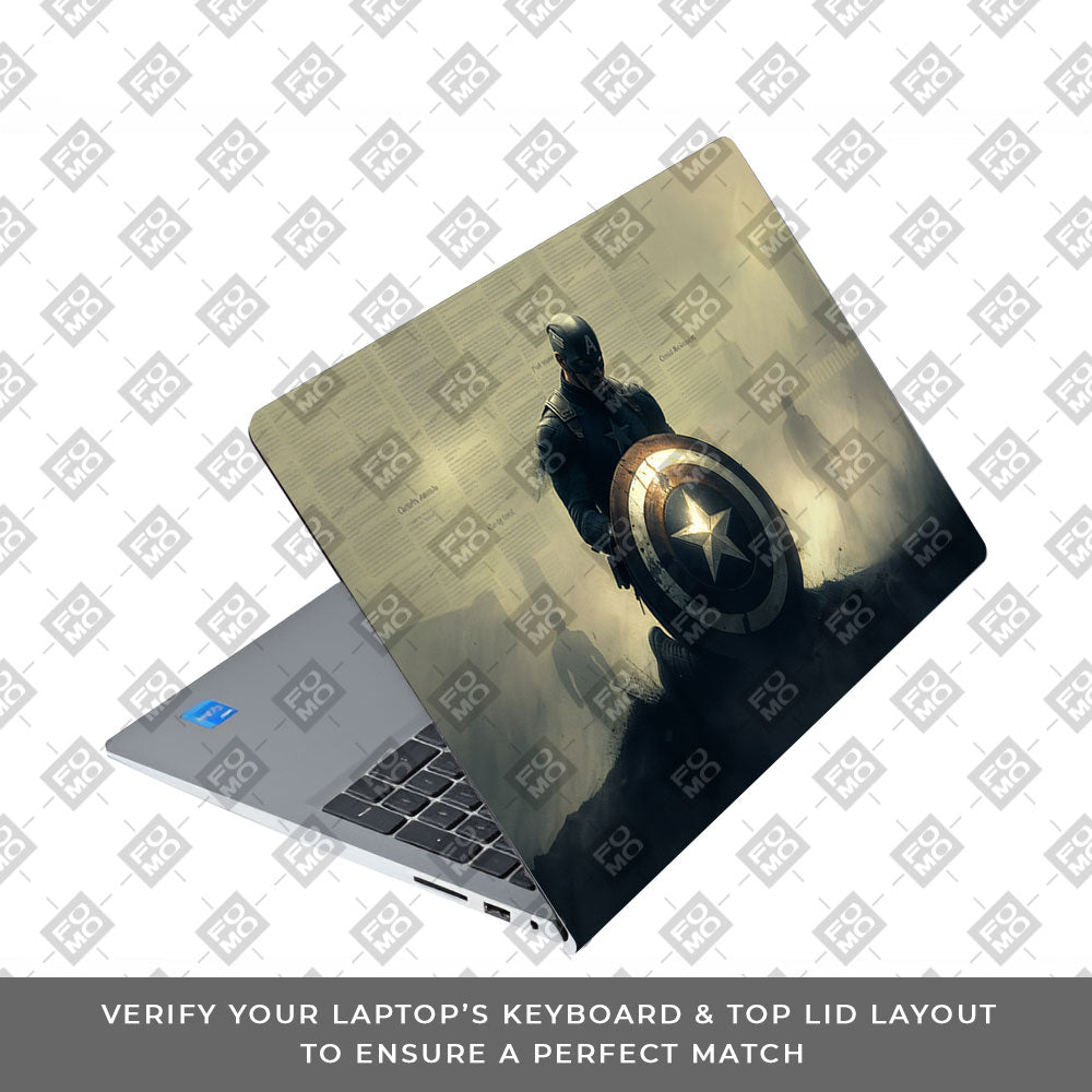 Captain's Valor Dell Inspiron 3520 Laptop Skin